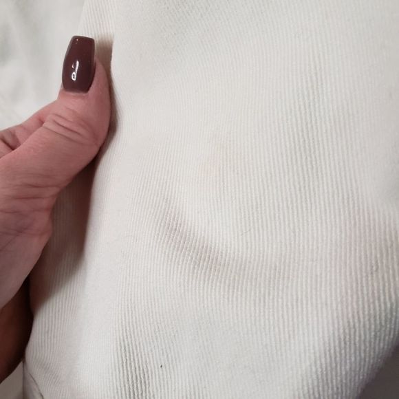 STREETWEAR Society White Ladies Denim Jean Jacket Medium - Picture 9 of 10